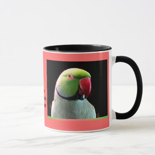 Caneca Parakeet de Ringneck do indiano (Direita)
