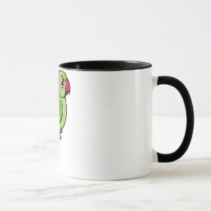 Caneca Parakeet Rosa-rodeado