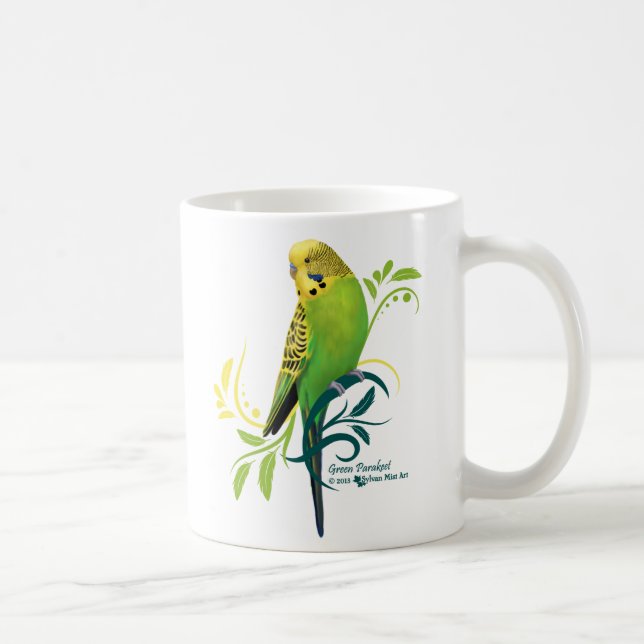 Caneca Parakeet verde (Direita)