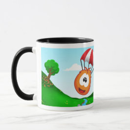 Caneca Paraquedas e Logotipo do Nível 1 dos Sneezies