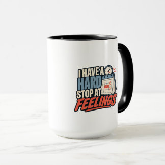 Caneca Parar Bruscamente no Escritório de Sentimentos Can