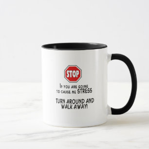 Caneca Parar o stress