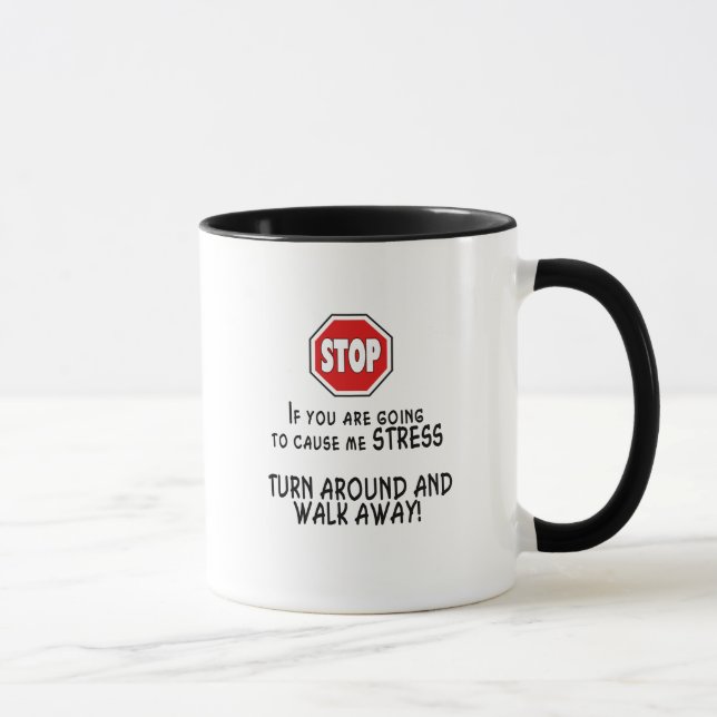 Caneca Parar o stress (Direita)