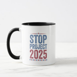 Caneca Parar Projeto 2025 Trump Harris Patroítico America