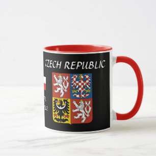 Caneca Pardubice República Checa Crest Mug