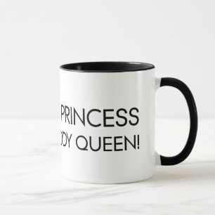Caneca Pare de chamar-me princesa: Eu sou a rainha