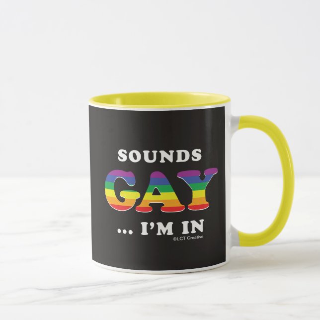 Caneca Parece Gay... Estou dentro (Direita)