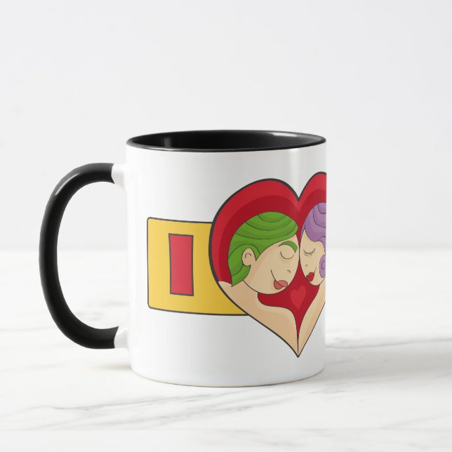 Caneca Pareja de enamorados (Esquerda)