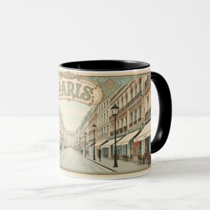 Caneca Paris Arte Nova