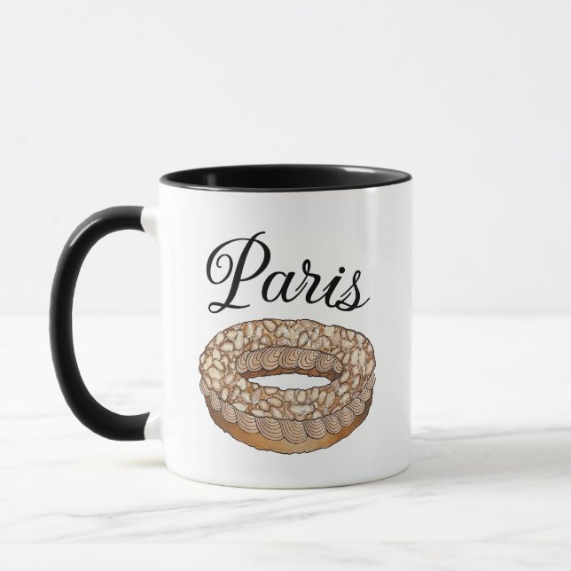Caneca Paris Brest Choux Paossserie French Patisserie Fra (Esquerda)