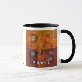 Caneca Paris (design dos "quadrados")