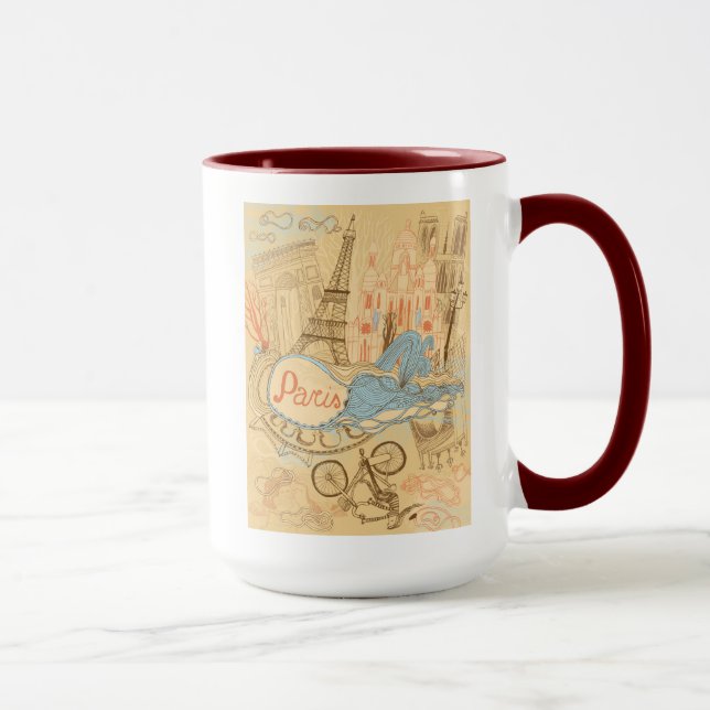 Caneca Paris em France (Direita)