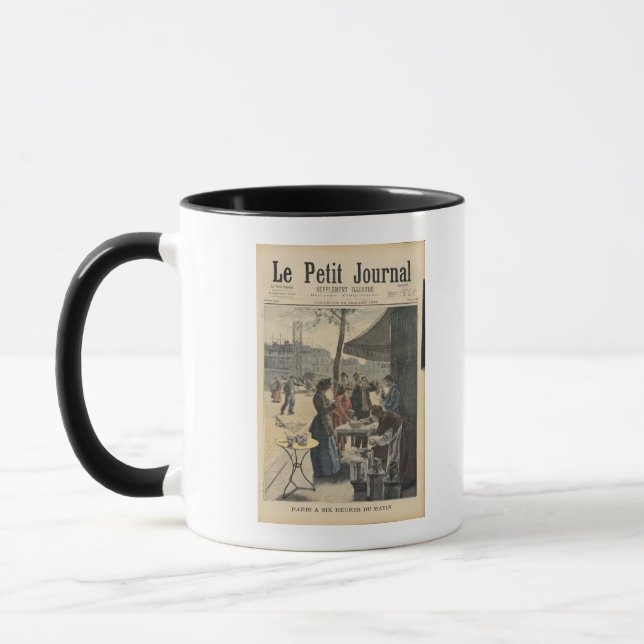 Caneca Paris em seis horas na manhã (Esquerda)