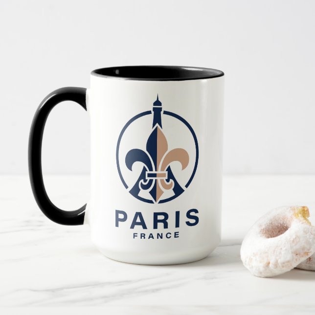 Caneca Paris França Europa (Com Donut)