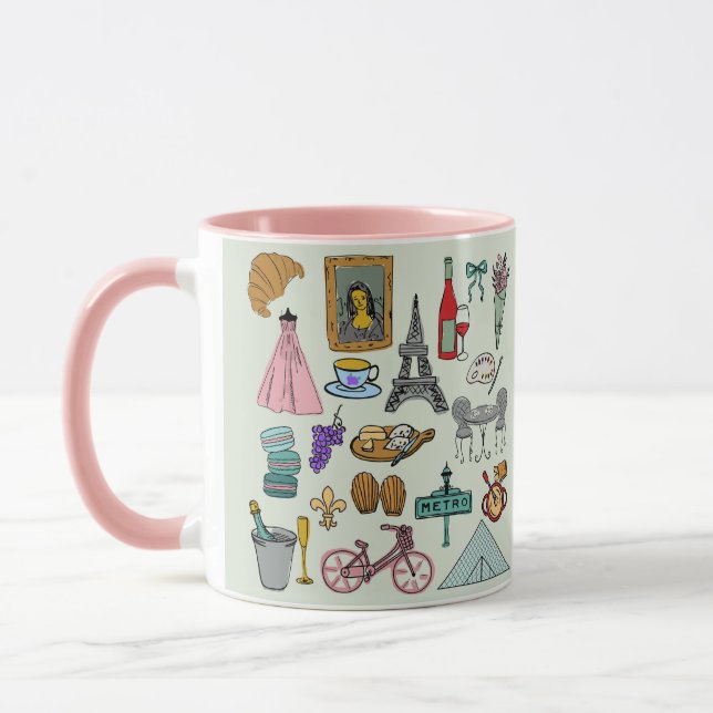 Caneca Paris Romântica (Esquerda)