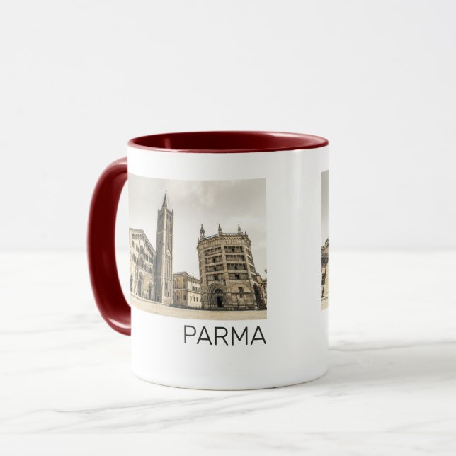 Caneca Parma Emilia Romagna Piazza Del Duomo Itália (Frente Esquerda)