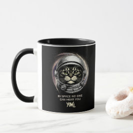 Caneca Paródia de Espaço Engraçado para Mug Cat - Texto E