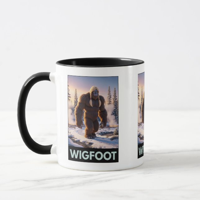 Caneca Paródia do Pé-Grande Engraçado (Esquerda)