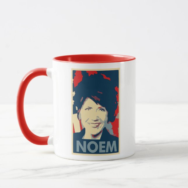 Caneca Paródia política de Kristi L. Noem Poster (Esquerda)