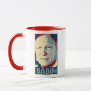 Caneca Paródia política do poster de Brian Babin