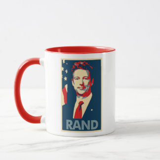 Caneca Paródia política do poster de Paul da margem