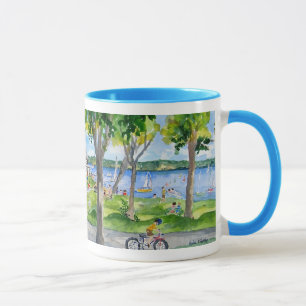 Caneca Parque de Miller e lago Chautauqua