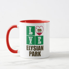 Caneca Parque Elysian, Bandeira do Estado da Califórnia