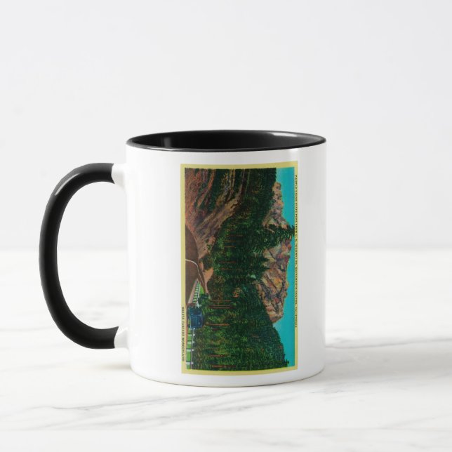 Caneca Parque Estadual Castle Crags dos EUA 99 (Esquerda)