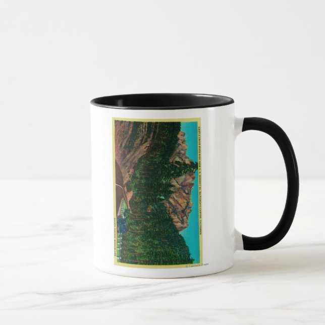 Caneca Parque Estadual Castle Crags dos EUA 99 (Direita)