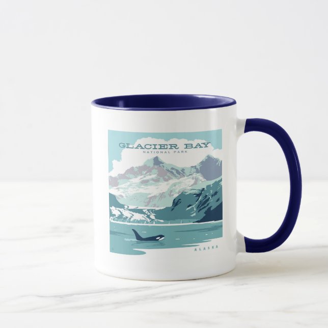 Caneca Parque Nacional da Baía de Glacier | Orca (Direita)