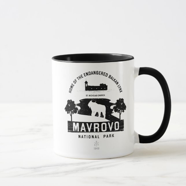 Caneca Parque Nacional do Mavrovo Design (Direita)