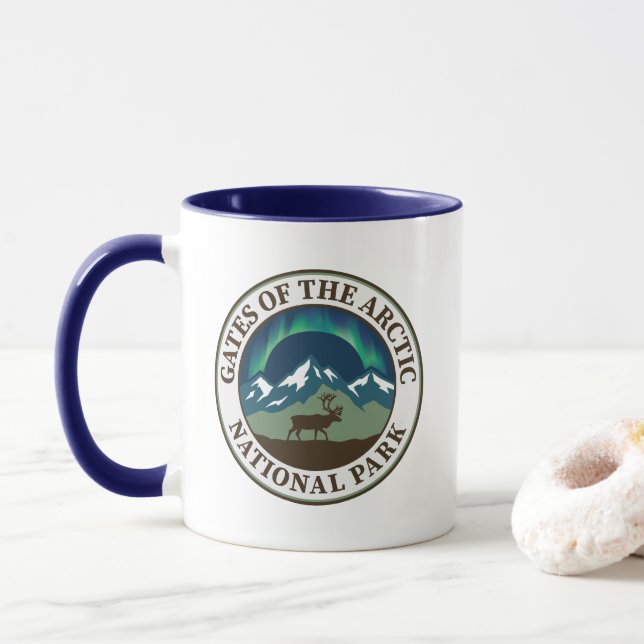 Caneca Parque Nacional Gates of the Arctic (Com Donut)