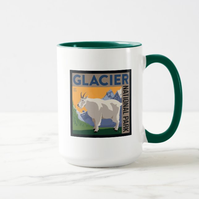 Caneca Parque Nacional Glacier | Caprinos (Direita)