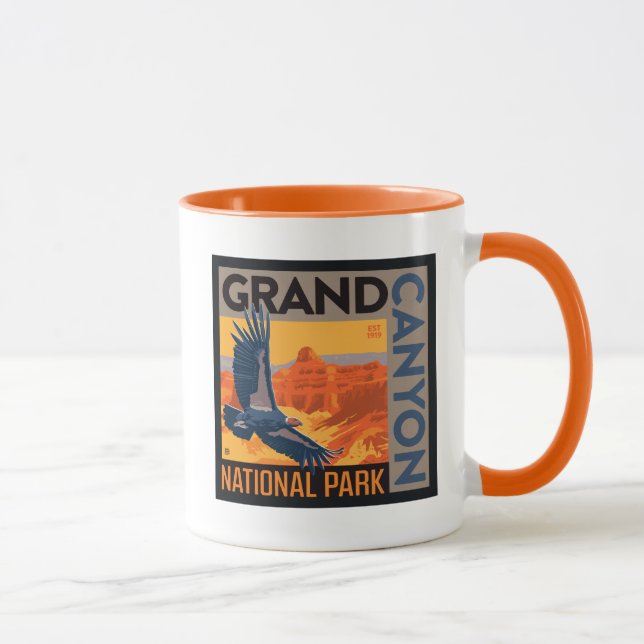 Caneca Parque Nacional Grand Canyon | Condores (Direita)