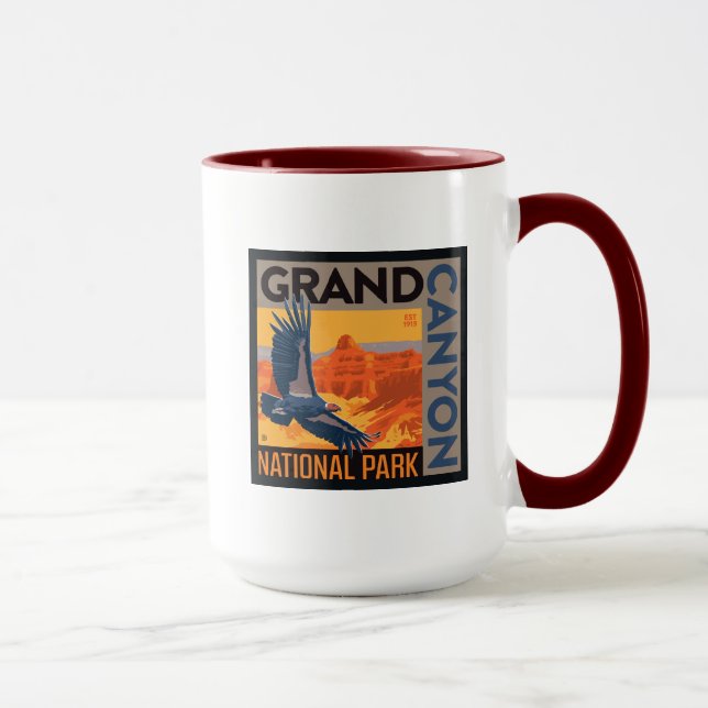 Caneca Parque Nacional Grand Canyon | Condores (Direita)