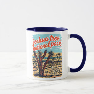 Caneca Parque Nacional Paisagem Desértica Joshua Tree