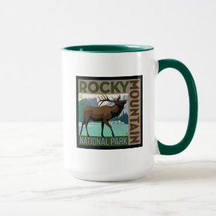 Caneca Parque Nacional Rocky Mountain   Elk
