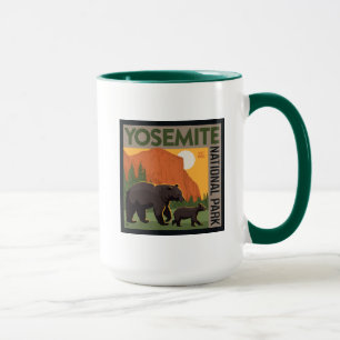 Caneca Parque Nacional Yosemite   Família Bear