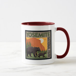 Caneca Parque Nacional Yosemite   Família Bear