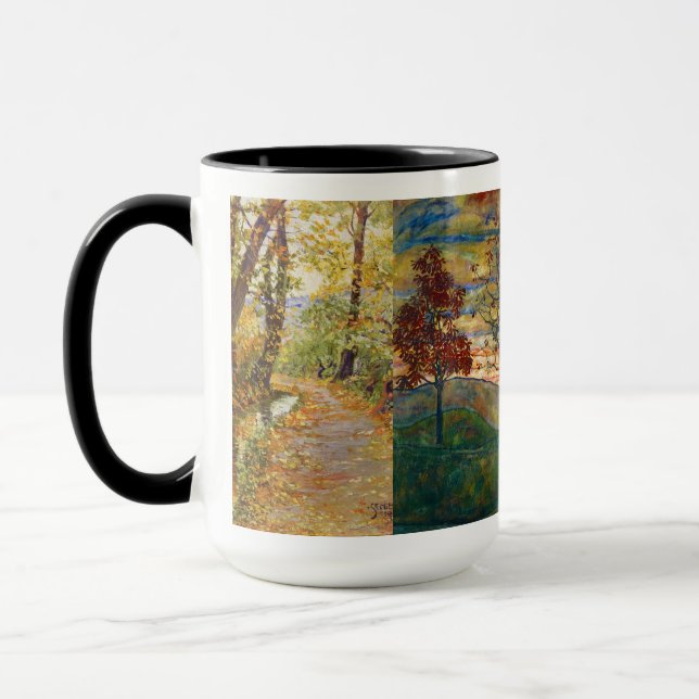 Caneca Parque Natural de Árvores Egon Schiele Quatro Árvo (Esquerda)