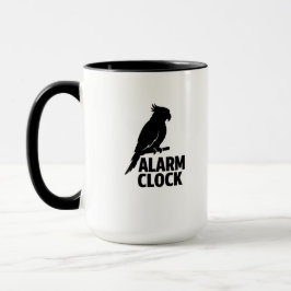 Caneca Parrot Alarm Clock Funny Pet Owner Mug