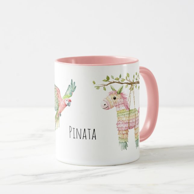 Caneca Parrot & Piñata (Frente Esquerda)