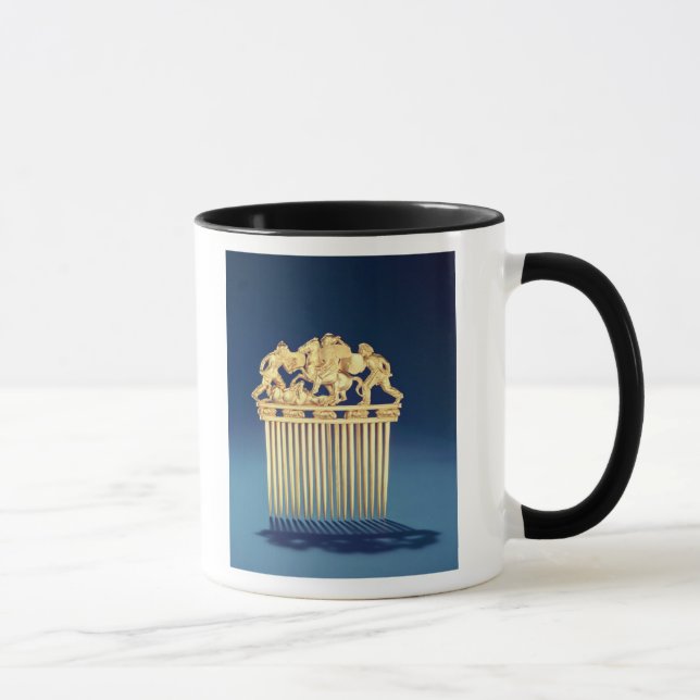 Caneca Parte dianteira de um pente de Scythian (Direita)