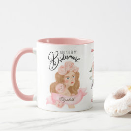 Caneca Partido Branded Bridesmaid Proposta de Marca Perso