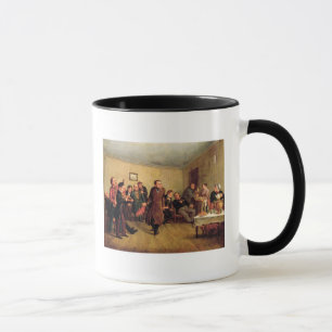 Caneca Partido de noite de um comerciante