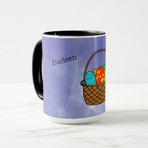 Caneca Páscoa cesto