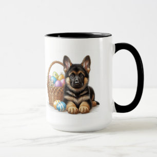 Caneca Páscoa Shepherd Pup