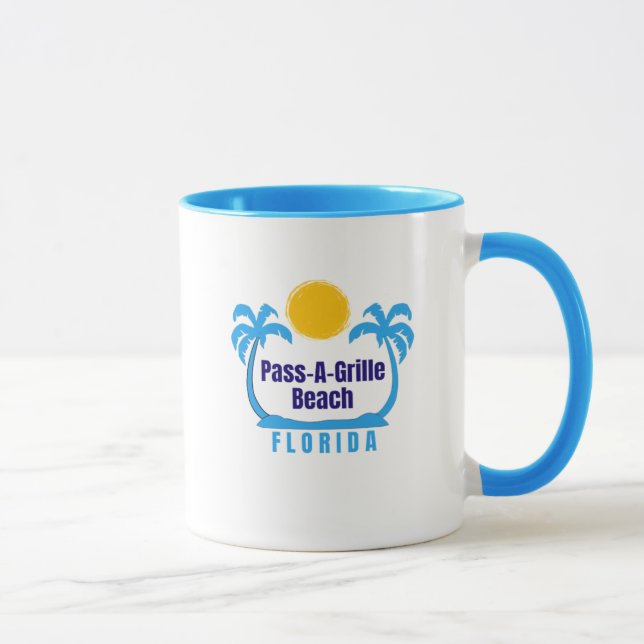 Caneca Pass-A-Grille Beach Coffee Mug (Direita)