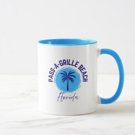 Caneca Pass-A-Grille Beach Florida Coffee Mug