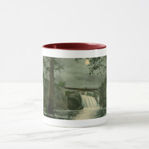 Caneca Passaic Falls, Paterson NJ Vintage